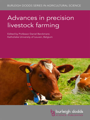 cover image of Advances in precision livestock farming